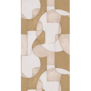 PAPEL PINTADO CASADECO GALLERY OP ART BEIGE/BLA/OC