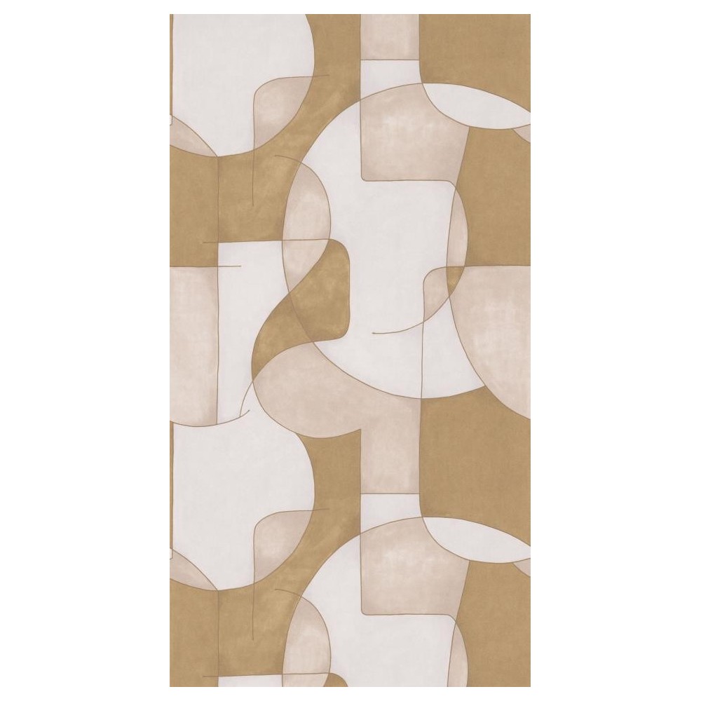 PAPEL PINTADO CASADECO GALLERY OP ART BEIGE/BLA/OC