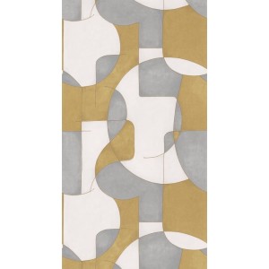 PAPEL PINTADO CASADECO GALLERY OP ART BLA/GR/MOSTA