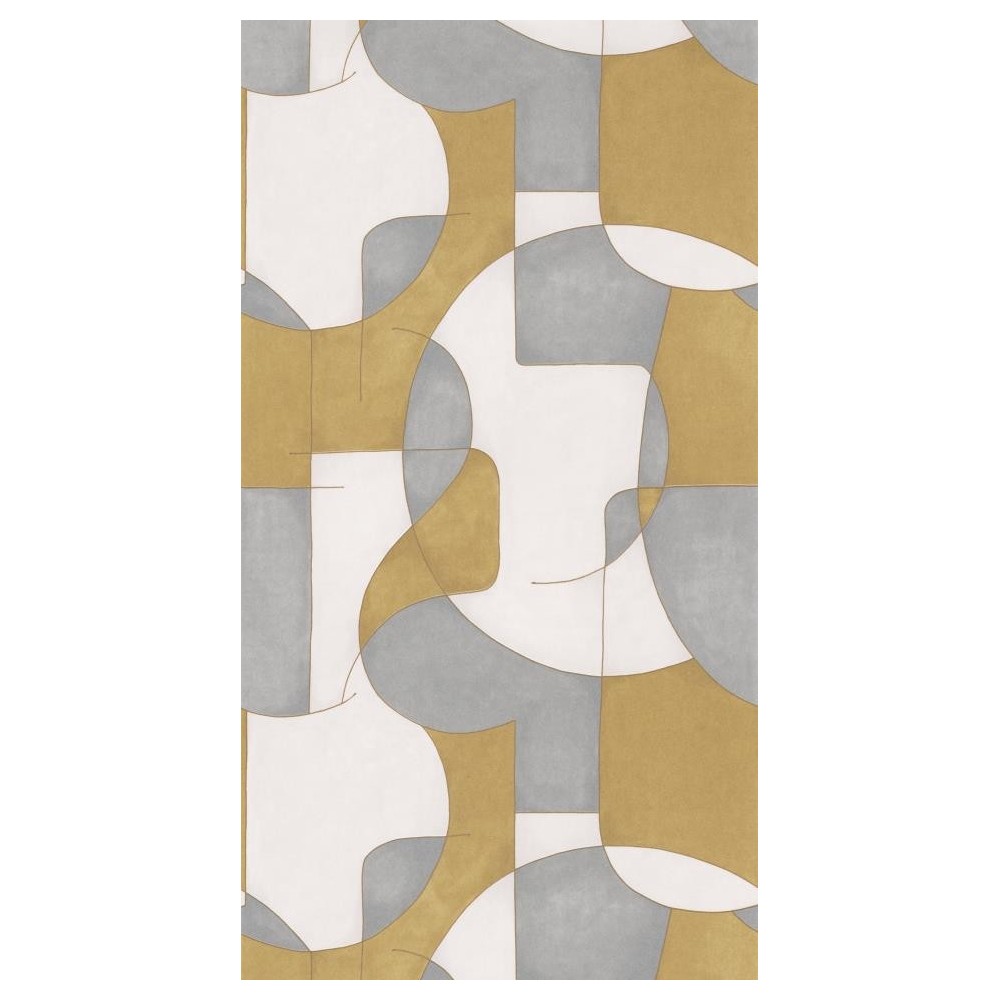 PAPEL PINTADO CASADECO GALLERY OP ART BLA/GR/MOSTA