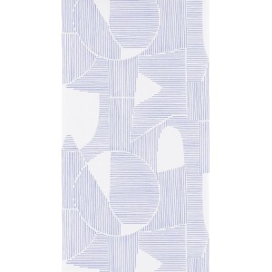 PAPEL PINTADO CASADECO GALLERY GRAPHIQUE BLAN/LILA