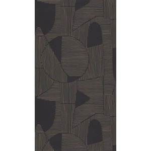 PAPEL PINTADO CASADECO GALLERY GRAPHIQUE NEGRO/OCR