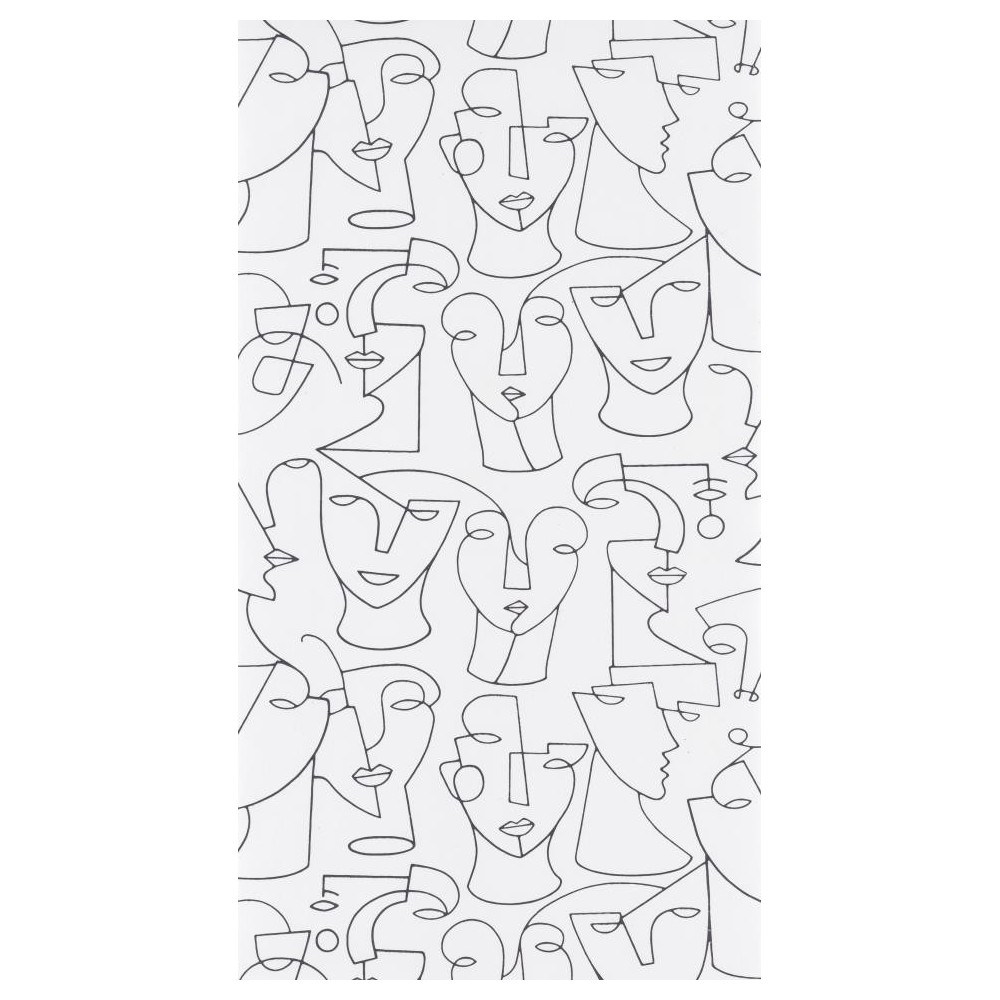 PAPEL PINTADO CASADECO GALLERY PORTRAIT BLAN/NEGRO