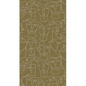 PAPEL PINTADO CASADECO GALLERY PORTRAIT OCRE