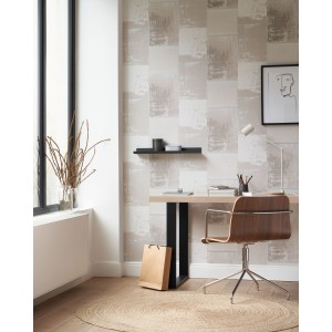 PAPEL PINTADO CASADECO GALLERY COLOR FIELD BEI/MET