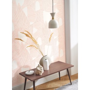 PAPEL PINTADO CASADECO GALLERY GRAPHIQUE BLA/NARAN