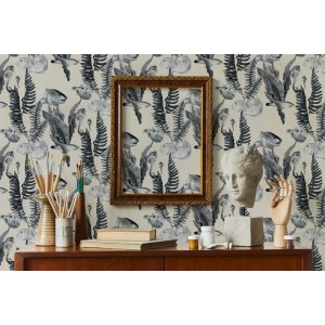 PAPEL PINTADO COORDONNE NATURAE BANK OF FISH BE/AZ