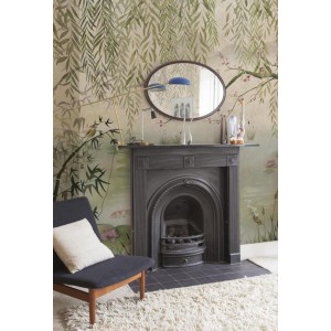 MURAL COORDONNE RANDOM CHINO LOTUS VERDE