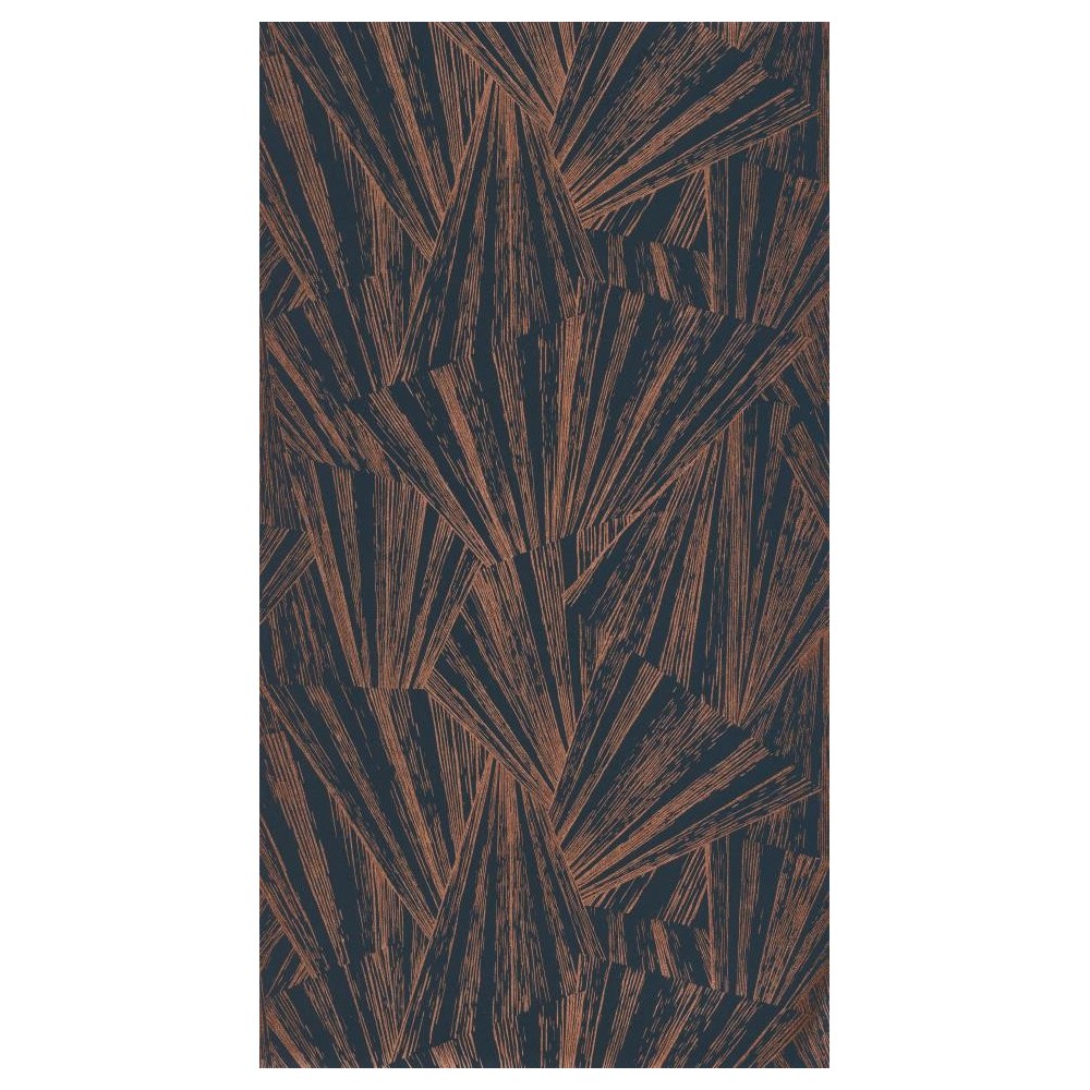 PAPEL PINTADO CASADECO 1930 ECLAT FOIL AZ/COBRE