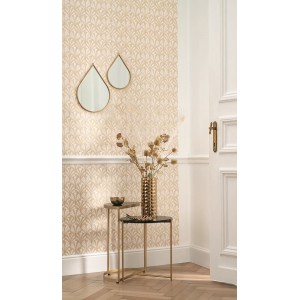 PAPEL PINTADO CASADECO 1930 PALMETE BL/DOR