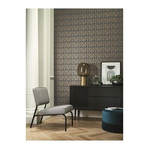 PAPEL PINTADO CASADECO 1930 PALMETE AZ/DOR