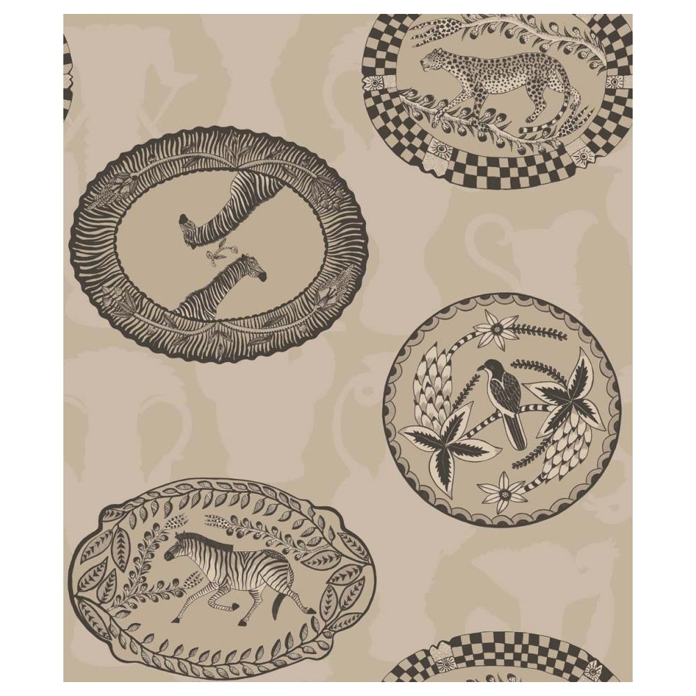 PAPEL PINTADO COLE & SON ARDMORE MATRINAH DOR/NEG