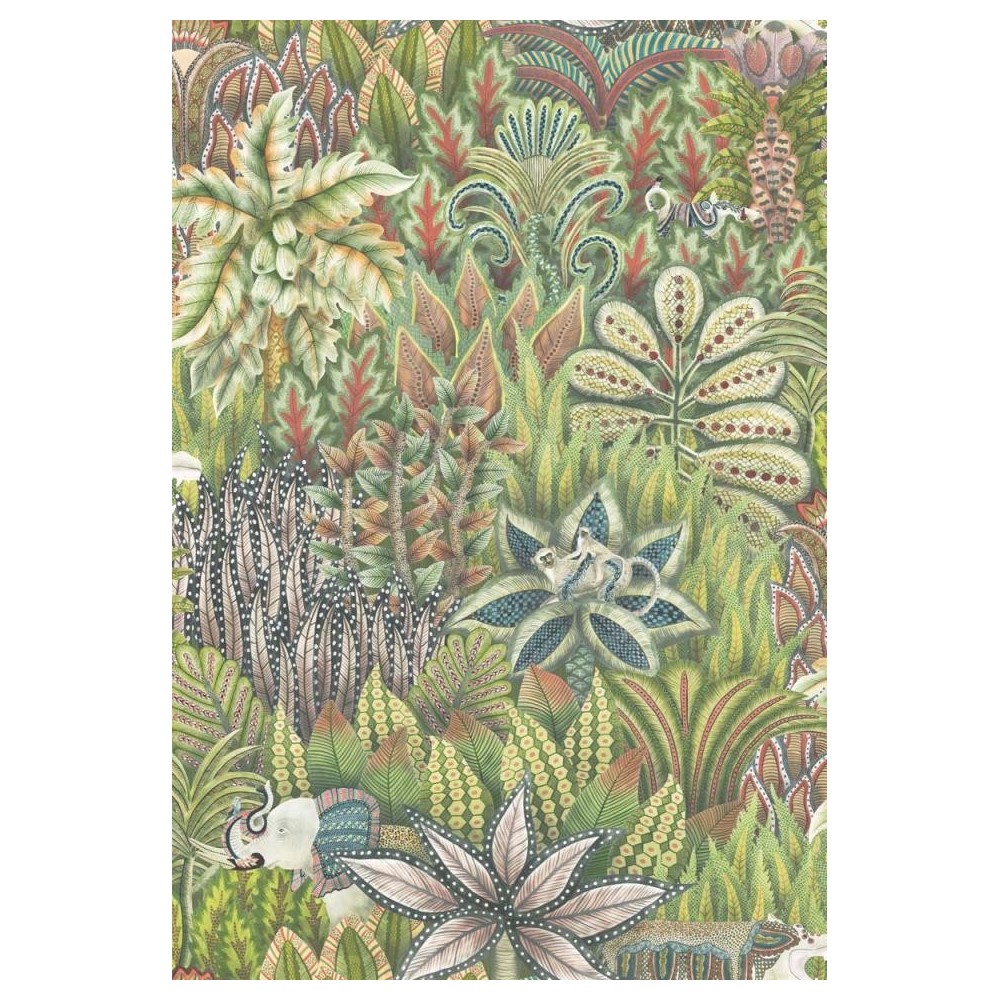 PAPEL PINTADO COLE & SON ARDMORE SINGITA VERDE