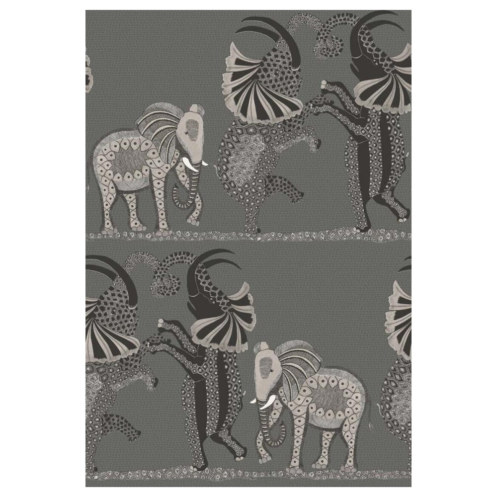 PAPEL PINTADO COLE & SON ARDMORE SAFARI NEG/BEIG