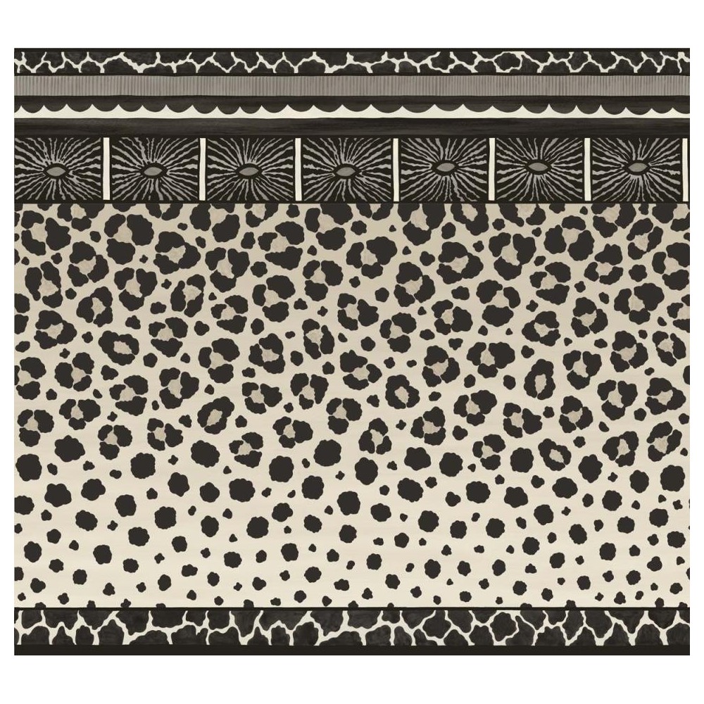 PAPEL PINTADO COLE & SON ARDMORE ZULU NEG/BL