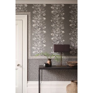PAPEL PINTADO COLE & SON ARDMORE ACACIA GRIS OSCUR