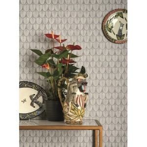 PAPEL PINTADO COLE & SON ARDMORE NARINA GRIS PERLA