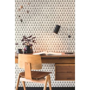 PAPEL PINTADO COLE & SON ARDMORE NARINA GRIS/NEG