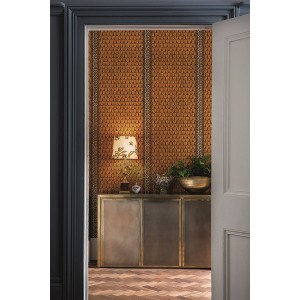 PAPEL PINTADO COLE & SON ARDMORE NARINA NARANJA