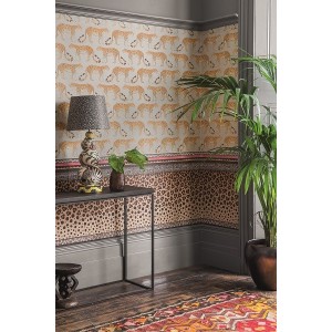 PAPEL PINTADO COLE & SON ARDMORE ZULU MAR/OCRE