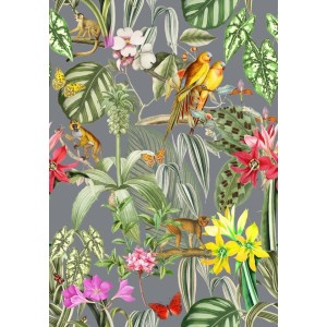 PAPEL PINTADO COORDONNE BRAZIL PARROTS TORMENTA