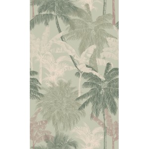 PAPEL PINTADO COORDONNE BRAZIL PALMS MENTA