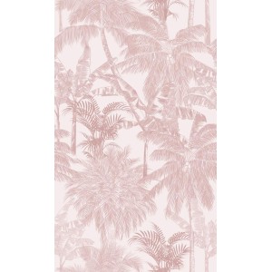 PAPEL PINTADO COORDONNE BRAZIL PALMS QUARZO ROS