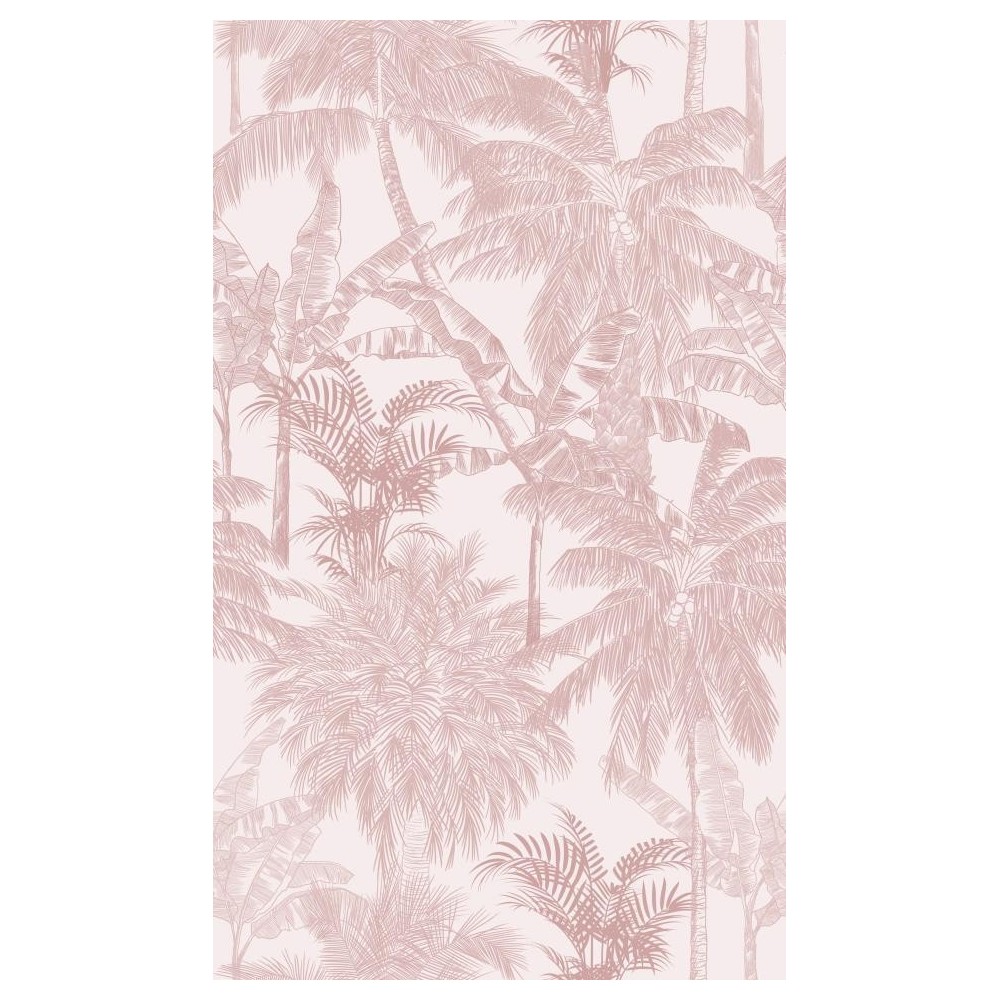 PAPEL PINTADO COORDONNE BRAZIL PALMS QUARZO ROS
