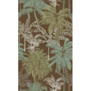 PAPEL PINTADO COORDONNE BRAZIL PALMS CHOCOLATE 