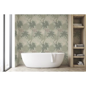 PAPEL PINTADO COORDONNE BRAZIL PALMS MENTA