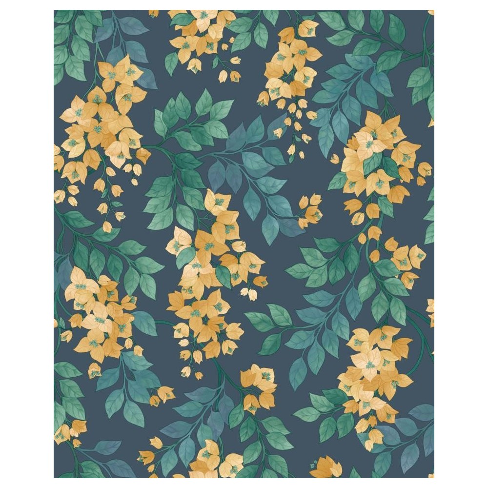 PAPEL PINTADO COLE & SON SEVILLE BOUGAINVILLEA AZU