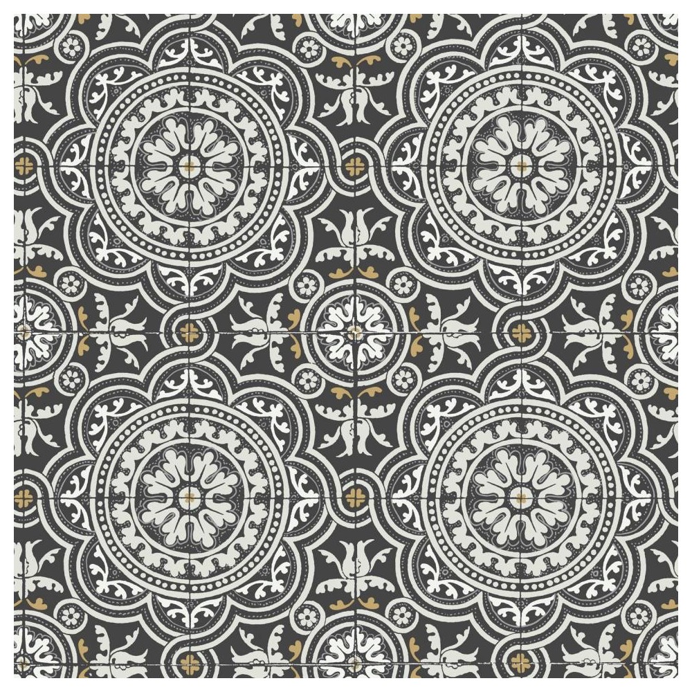 PAPEL PINTADO COLE & SON SEVILLE PICCADILLY NEG/BL