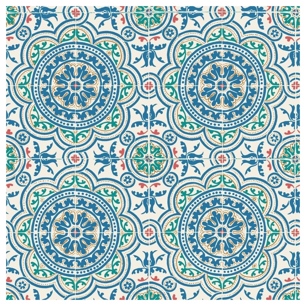 PAPEL PINTADO COLE & SON SEVILLE PICCADILLY BL/AZ
