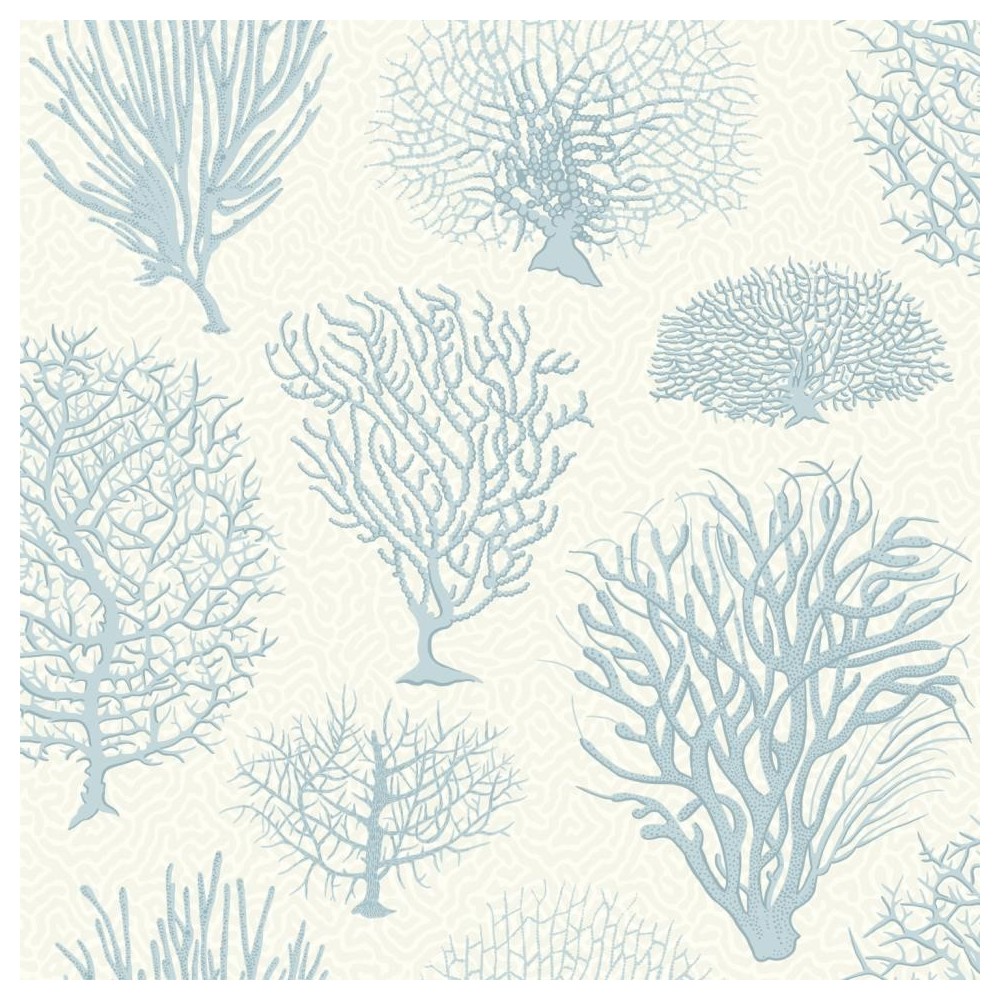 PAPEL PINTADO COLE & SON CURIO SEAFERN CELESTE