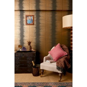 PAPEL PINTADO COLE & SON CURIO PLUME NEG/DOR