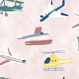 PAPEL PINTADO COORDONNE RANDOM KIDS PLANES SUNRISE