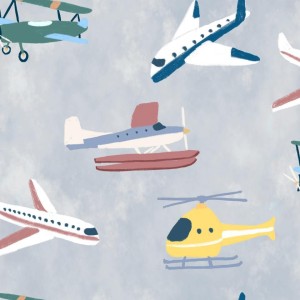 PAPEL PINTADO COORDONNE RANDOM KIDS PLANES CLOUD