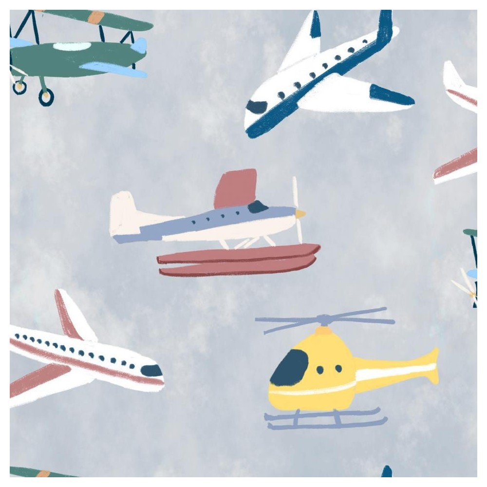 PAPEL PINTADO COORDONNE RANDOM KIDS PLANES CLOUD V