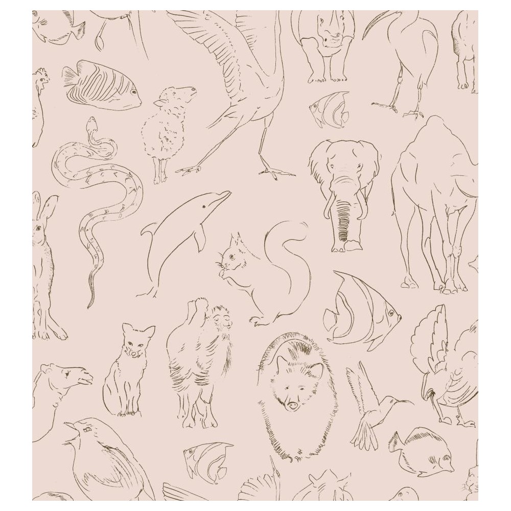 PAPEL PINTADO COORDONNE RANDOM KIDS ZOOLOGY NATURA