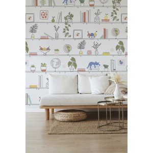 PAPEL PINTADO COORDONNE RANDOM KIDS MY LIBRARY SPR