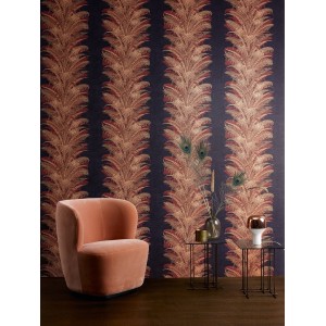 PAPEL PINTADO KHROMA CABINET VERDURA BURGUNDY MAR