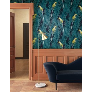 PAPEL PINTADO KHROMA CABINET EDEN AQUA AZUL