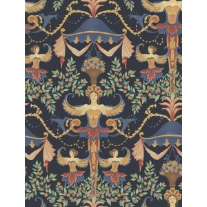 PAPEL PINTADO COLE&SON HISTORIC ROYAL CHAMBER AZUL