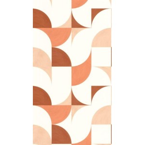 PAPEL PINTADO CASELIO AROUND LOOK TEJA/BL