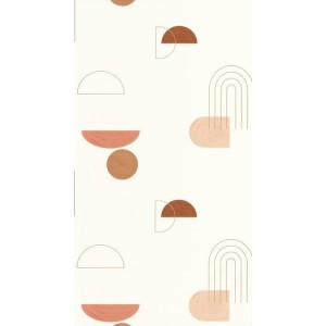 PAPEL PINTADO CASELIO AROUND TURN BL/MARRON