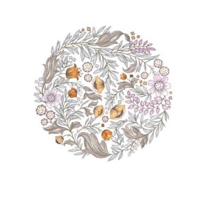 MURAL CASADECO ARTS&CRAFTS GOLDEN CROWN PASTELES