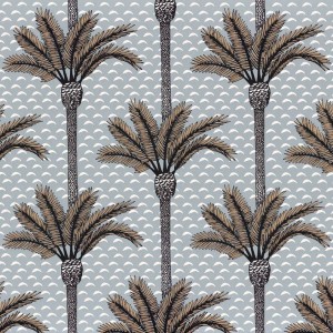 PAPEL PINTADO CASAMANCE MIRAGE ATLAS CELESTE