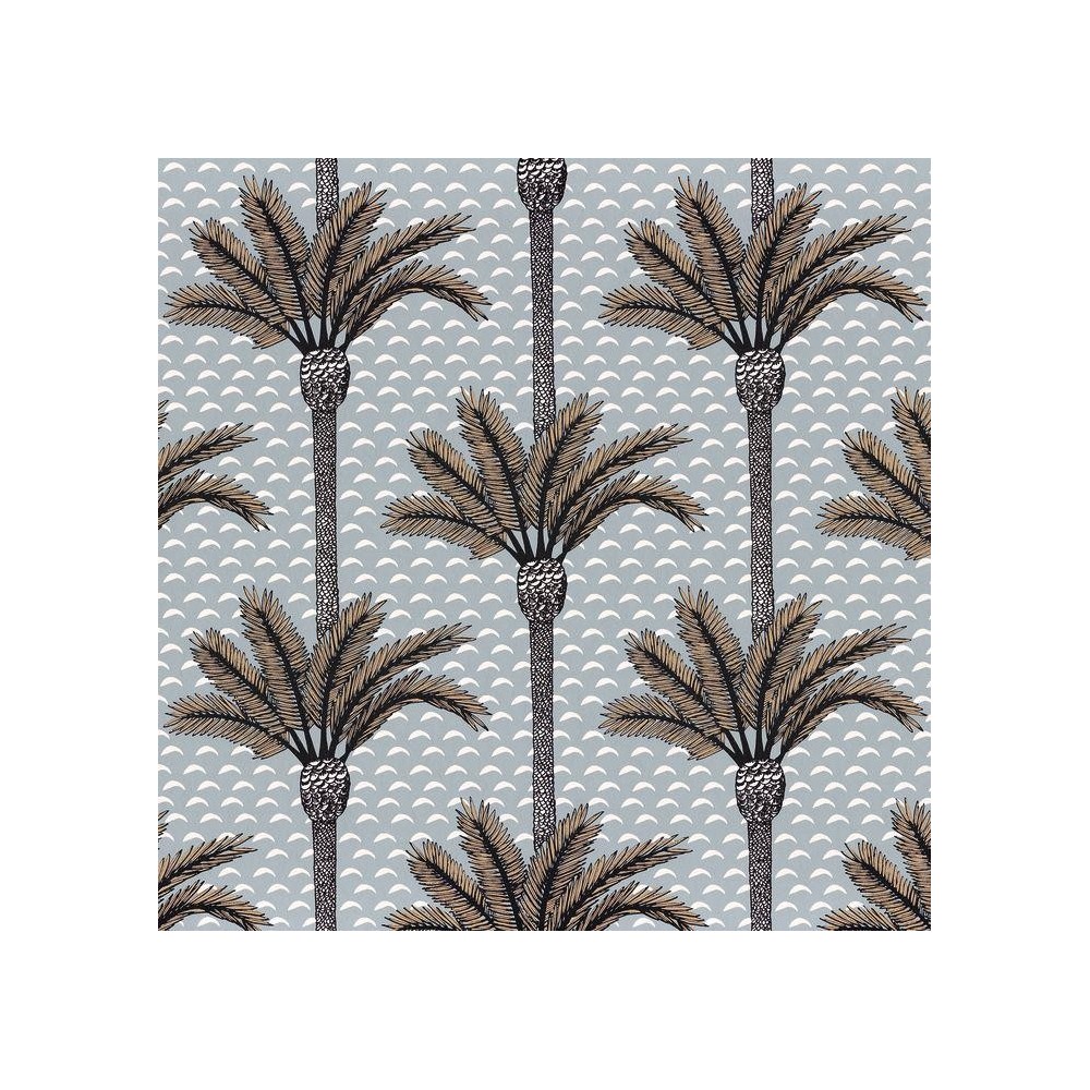 PAPEL PINTADO CASAMANCE MIRAGE ATLAS CELESTE