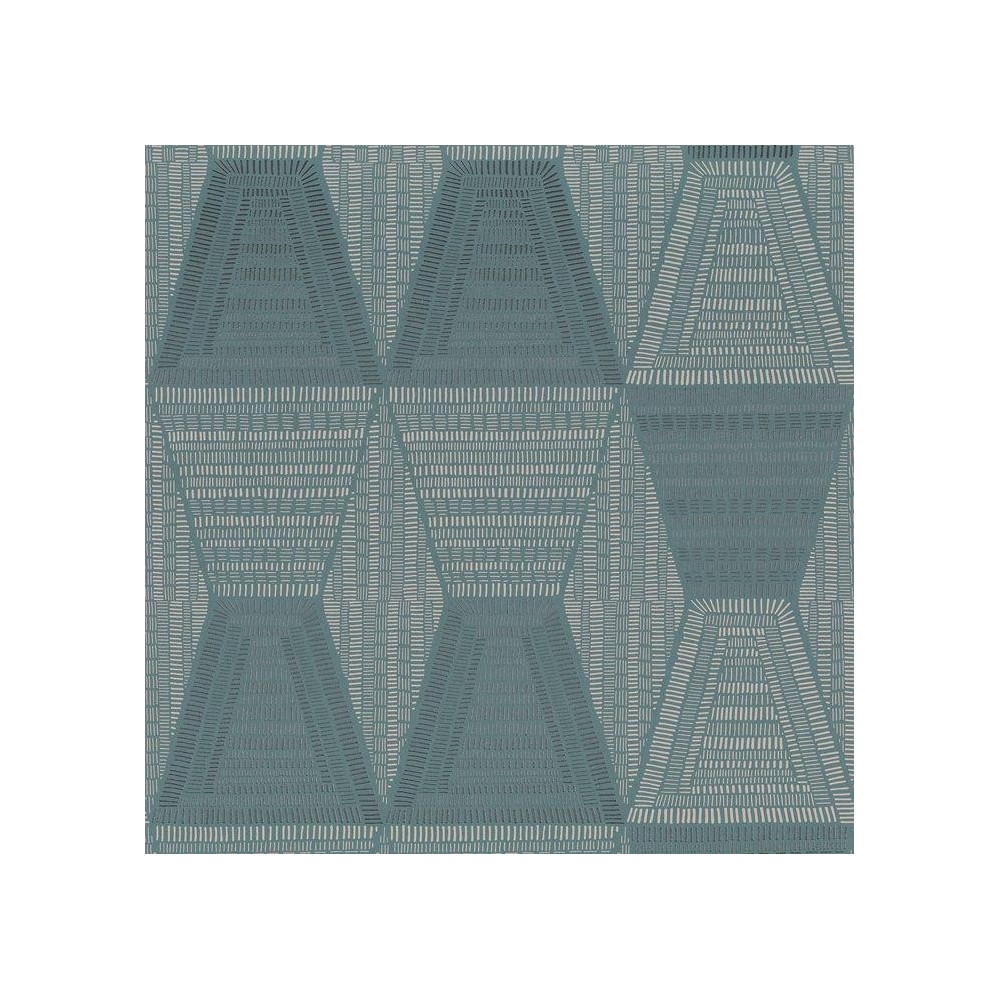 PAPEL PINTADO CASAMANCE MIRAGE DAIA GRIS AZULADO